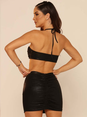 Vestido Curto 2 em 1 para Festa.