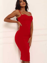 Vestido Tubinho com Bojo Midi Moda Luxo Lunii