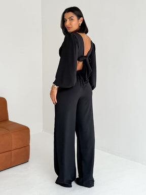 Conjunto Duna Manga Longa Balonê e Calça Pantalona Lore da Lunii Coleção Outono Inverno